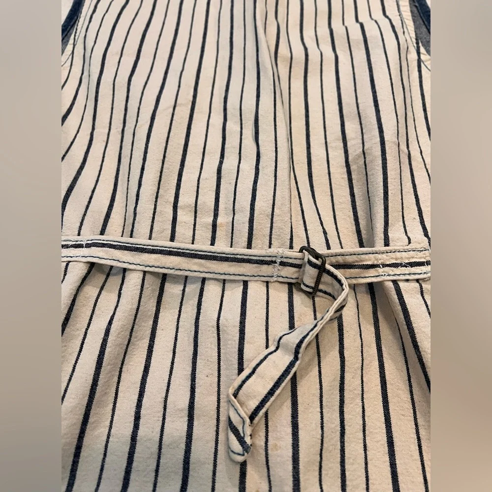 Vintage Levi's Made in USA Denim Vest Striped Lining Size Large - Picture 8 of 9